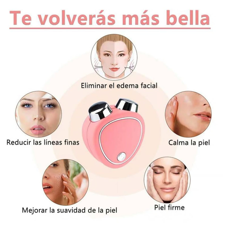 MASAJEADOR FACIAL CON MICROCORRIENTE